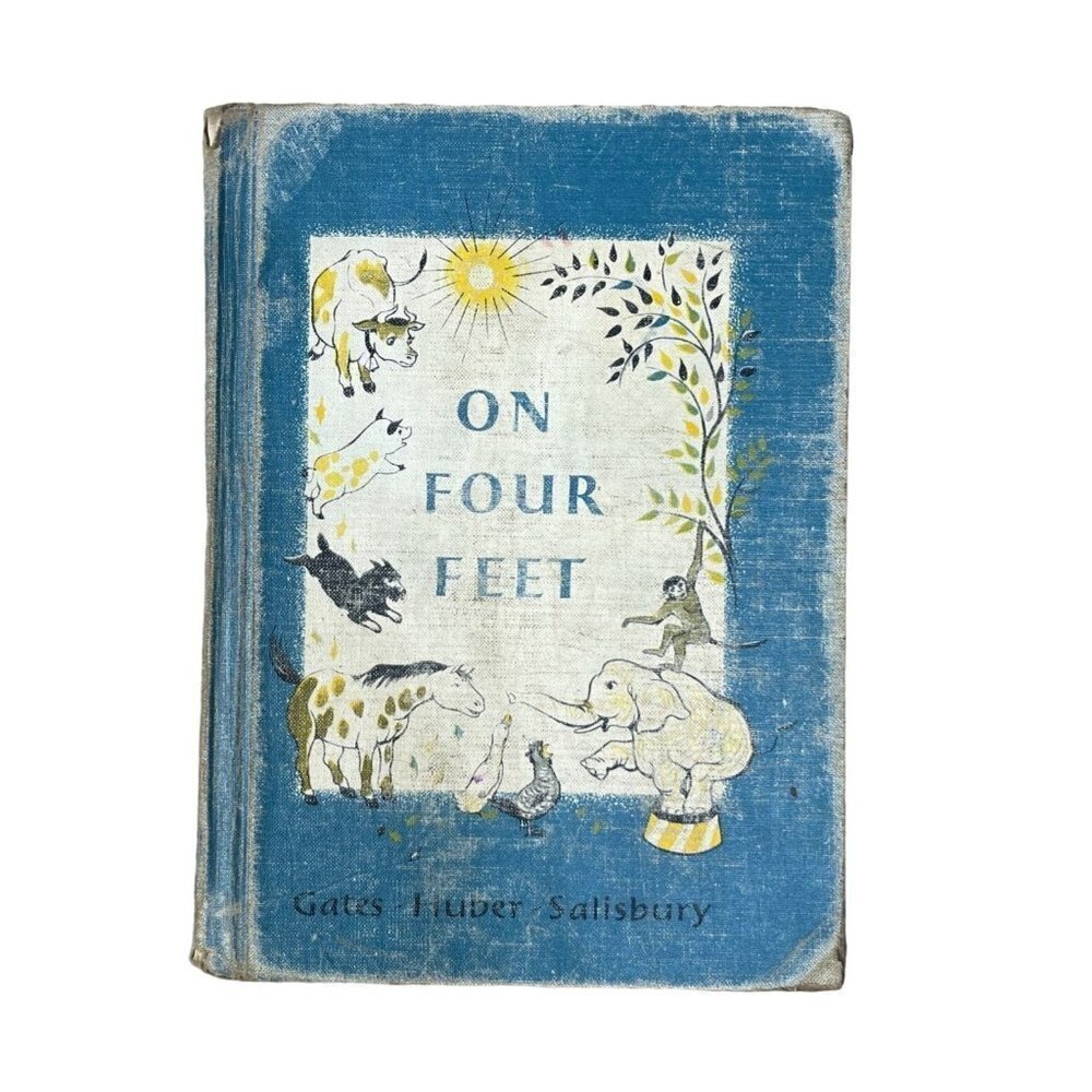 On Four Feet, MacMillan Reader, By Gates/Huber/Salisbury Childrens Reading Book,